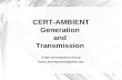 Cert Ambient Generation And Transmission