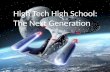 High Tech High School Mock Pitch Deck