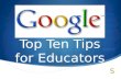 APSU EDUC 5611 Module 3 google tips