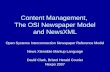 Content Management,