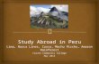 Study Abraod Peru 2012