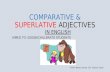Comparative & superlative adjectives in English
