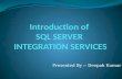 Introduction of ssis