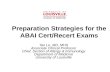 Strategies for the ABAI Exam