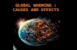 Global warming causes and effects