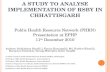 A study to analyse implementation of RSBY in Chhattisgarh - Sulakshana Nandi