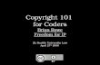 Copyright 101 For Coders