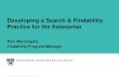 Developing a Search & Findability Practice for the Enterprise