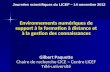 Synthèse des travaux du licef sur les outils et les environnements de formations - 14.11.12 2