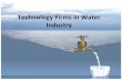 Cutting-edge Technologies in the Water Industry (Jan 2011)