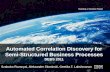 Automated Correlation Discovery for Semi-Structured Business Processes