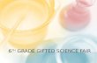 6th grade gifted science fair