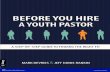 Before You Hire a Youth Pastor Preview