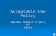 Acceptable use policy CHFHS