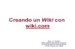 Crear un WIKI con wiki.com - módulo