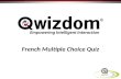 Qwizdom French Test