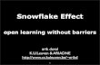 snowflake effect: open learning without barriers