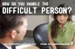 Prepare for "Difficult Person" job interview question