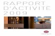 Rapport d'activité 2009 de Oddo & Cie