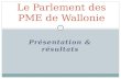 Parlement pme   présentation et résultats