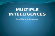 Multiple intelligences by Arcel Marie Emeliano