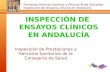 Fernando Antúnez Estévez y Alfonso Arias González. Inspección de ensayos clínicos en Andalucía INSPECCIÓN DE ENSAYOS CLÍNICOS EN ANDALUCÍA Inspección de.
