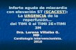 Infarto agudo de miocardio con elevación ST (SCACEST): La URGENCIA de la reperfusión… del TIMI 0 al TIMI 3E=TIMI 3M Dra. Lorena Villalba G. MD. Cardiología.