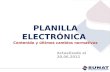 PLANILLA ELECTRÓNICA Contenido y últimos cambios normativos Actualizado al 20.06.2012.