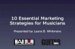 10 Essential Marketing Strategies for Musicians