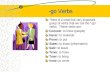 -go Verbs There is a small but very important group of verbs that we call the -go verbs. These verbs are: Conocer : to know (people) Hacer: to make/do.
