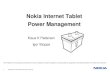 Power Management for the Nokia Internet Tablets