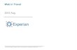 Experian Hitwise Travel Data - August 2012