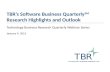 TBR Software Business Quarterly Review & Outlook Webinar Deck