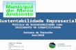 Sustentabilidade Empresarial: Instrumento de Competitividade