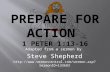4 Prepare For Action 1 Peter 1:13-16