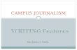 Campus Journalism (Writing Features)