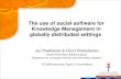 Research Issues in Knowledge Management and Social Media