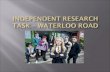 Independent research task – waterloo road