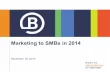 Marketing to SMBs in 2014