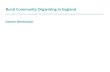 Rural Community Organising in England (James Derounian)