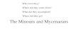 Minoans And Mycenaeans
