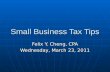 Small Business Tax Tips