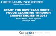 Start the New Year Right — Focus Learning Through Competencies in 2013