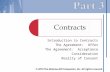 Chapter 9 – Introduction to Contracts