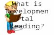 What is Developmental Reading?