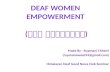 deaf women