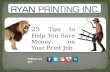 25 Tips to Control Printing Costs from Commercial Printing Company