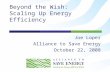 Beyond the Wish: Scaling Up Energy Efficiency
