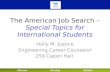 Fall 2014 - American job search: Special topics for int'l students fa2014 v2