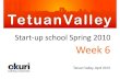 Tetuan Valley Startup School Spring 2010 Week 6
